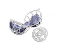 Honyan Lot de 2 balles de nettoyage pour soutien-gorge, anti-déformation pour machine à laver, blanc