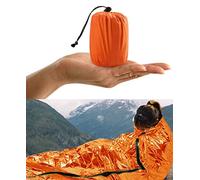 HONYAO Sac de Couchage de Survie, Bivouac d'urgence, 1 Pièce, Orange