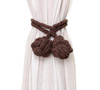 hOnYbmq Corde de Rideau, Lot de 4 embrasses de Rideaux Simples et Modernes, avec Boules suspendues, for décoration d'intérieur