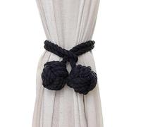 hOnYbmq Corde de Rideau, Lot de 4 embrasses de Rideaux Simples et Modernes, avec Boules suspendues, for décoration d'intérieur