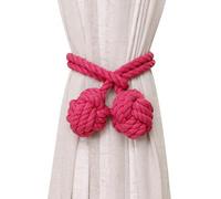 hOnYbmq Corde de Rideau, Lot de 4 embrasses de Rideaux Simples et Modernes, avec Boules suspendues, for décoration d'intérieur