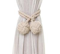 hOnYbmq Corde de Rideau, Lot de 4 embrasses de Rideaux Simples et Modernes, avec Boules suspendues, for décoration d'intérieur