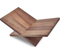 Honygebia Porte Livre Bois Massif - Support Livres en Bois de Sapele à Cadre Croisé, Support Livre Ouvert pour l’Affichage et la Lecture, adapté à l’Art, Bible, Cuisine, Chevalet, Magazine