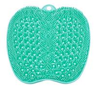 HONYIN Grand Brosse Pieds Douche, Foot Scrubber Douche - Nettoie, Exfolie, Masse vos Pieds Sans se pencher, Circulation du Pied et Soulage Les Pieds Fatigués, avec Ventouses Antidérapantes(28 x 28 cm)