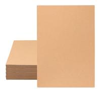 HONYUET Lot de 200 feuilles de papier kraft A4-200 g/m² - Marron - 29,7 x 21 cm - Pour peinture, bricolage, impression, emballage