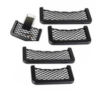 Hoobao 4 Pcs Filets pour Auto Rangement Camping,Filet de Protection et Organiseur de Voiture Filet de Rangement pour Voiture,20 * 8CM pour Voiture avec Cadre Plastique,Automobile Poches Bagages