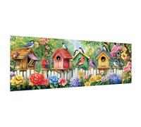 Hoobee 5D DIY Oiseaux Diamond Painting Grande Taille, Diamond Painting Adulte Nichoir, Peinture Diamant Diamant Painting Broderie au Point de Croix Strass Décoration de la Maison 30x80cm