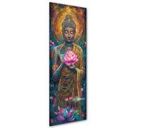 Hoobee 5D DIY Statue de Bouddha Diamond Painting Grande Taille, Diamond Painting Adulte Religion, Peinture Diamant Diamant Painting Broderie au Point de Croix Strass Décoration de la Maison 30x80cm