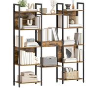 HOOBRO Bibliothèque à 5 Niveaux, Étagère à Livres sur Pied avec 1 Tiroir en Tissu et 13 Compartiments Ouverts, pour Salon, Bureau