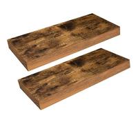 HOOBRO Étagères Murales Lot de 2 Tablettes Flottantes Suspendues avec Supports Cachés Longueur 40 cm pour Salle de Bain 40 cm
