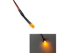 HOOCI 10 diodes émettrices pré-câblées de 5 mm avec ampoules de résistance 3 V 5 V 6 V 9 V 12 V 24 V 36 V 48 V 60 V 110 V 220 V (couleur : orange, taille : 220 V)