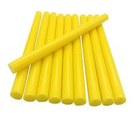 HOOCI 10 pièces Couleur Jaune 7MM bâtons de Colle thermofusible for Pistolet à Colle électrique Voiture Audio Artisanat bâtons de réparation adhésif bâton de Cire à cacheter