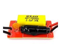 HOOCI 2 pièces 1 Voie 40W HiFi aigus Tweeter diviseur de fréquence Maison Voiture stéréo Bricolage Audio filtres croisés