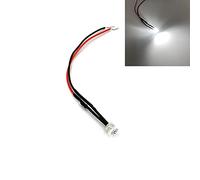 HOOCI Lot de 10 diodes électroginescentes pré-câblées 5 mm à haut plat ultra lumineuses 3 V 5 V 6 V 9 V 12 V 24 V 36 V 48 V 110 V 220 V (couleur : blanc, taille : 220 V)