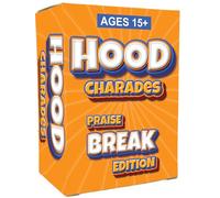 Hood Charades : Praise Break Edition Gospel Church Party Jeu de cartes, Act It Out & Talk It Out Défis qui suscitent des rires forts lors de la soirée de jeu, des échanges, des réunions, des barbecues