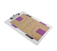 HOODANCOS 1 Ensemble Tableau de Basketball Effaçable à Sec Faces Clipboard Pratique pour Entraîneur Analyse Stratégique et Techniques Entraînement Matériau Durable pour Matchs de Basket