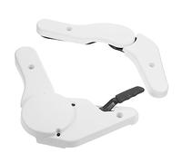 HOODANCOS 1 Paire Ajusteur Arrière du Siège Réglage d'angle pour Chaise Jeu Pivot Ergonomique Fauteuil Réglage De L'inclinaison du Siège Président De Bureau Blanche Abdos