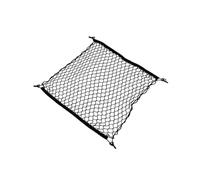 HOODANCOS 1 pièce Filet de Rangement de Coffre pour Voiture Organisateur Noir Maille Élastique avec Crochets pour SUV et Camion Pratique pour Stockage et Organisation du Trunk