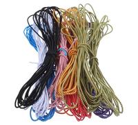 HOODANCOS 10 Paquets de Sangles Élastiques à Ressort pour Cahier en Polyester, Couleurs Variées, Finition Strictement Poncée, pour Voyage Couleur Aléatoire