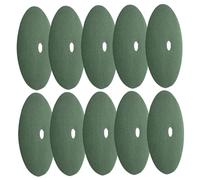HOODANCOS 10 pièces Anneaux de Protection Racine Arbre Tissu Non-tissé Vert Accessoire de Jardinage Respirant et Imperméable pour Paillis Protection Sol et Plantes Extérieures