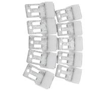 HOODANCOS 10 Pièces Clips en Métal Argenté pour Canapé et Fauteuil, Fixation Précise Bruit, Accessoires pour Coussins Affaissés, Kit de Réparation pour Meubles Rembourrés