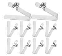 HOODANCOS 10 pièces Clips Ressorts pour Parasol Kayak et Tente Pinces Fixation Télescopiques Stables et Anti-Rouille pour Poteaux Creux et Pleins