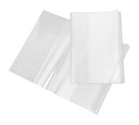 HOODANCOS 10 Pièces Couverture de Protection pour Livre Transparent en Pp Résistant, Ajustable en Largeur, Protège Cahier et Carnet, pour Étudiants et Usage Scolaire