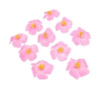 HOODANCOS 10 pièces Fleur Hibiscus Artificielle Décorative Imitation Délicate pour Décoration Maison et Fête Couleur Vive