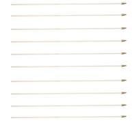 HOODANCOS 10 pièces Lot de Mâts Drapeau Bois Bâtonnet Léger et Stable pour Événements Sportifs Guide Touristique et Publicité Support Portable Décoratif