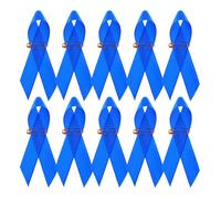 HOODANCOS 100 Épingles à Ruban Satin Bleu avec Clip de Sécurité, Design Unique en Polyester et Métal, pour Fête et Emballage Présent