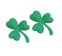 HOODANCOS 100 Patchs Autocollants en Tissu Trèfle Vert pour Couture et Décoration Murale Diy, Patchs Thermiques Adhésifs pour Chapeaux et Paquet, Accessoire Pratique et Attrayant