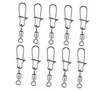 HOODANCOS 100 pièces Connecteur de Hameçon Emerillon Pivotant Accessoire Pratique pour Amateurs de Pack