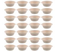 HOODANCOS 100 Pièces Lot de Bols Jetables pour Animaux Anti-débordement Repas et Eau pour Chats Chiots et Petits Chiens Bol Pratique et Léger pour Nourrir Facilement