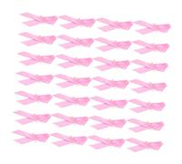 HOODANCOS 100 pièces Ruban de Sensibilisation Cancer Du Sein Rose Décoratif avec Épingle Support Prévention et Action Octobre Accessoires pour Événements Caritatifs