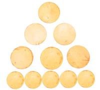 HOODANCOS 100pièces Coquillages Ronds Pour Carillons Éoliens Breloques Et Accessoires De Bricolage Pendentifs à Suspendre Pour Cloches à Vent Pour Fabrication De Bijoux Et Attrape-rêves