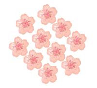 HOODANCOS 10pcs Floral Pink Cherry Blossom Push Pins for Bulletin Board Decorative Flower Thumb Tacks for Cork Board Pushpins pour Wall Office Home School