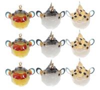 HOODANCOS 12 Breloques en Résine Ballon Gonflable de Poisson-globe, Assortiment 3 Modèles Diy, Pendentifs Artisanaux pour Colliers, Bracelets, Apprêts Boucles D'oreilles, Création Bijoux