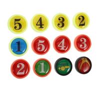 HOODANCOS 12 pièces Aimants Numérotés de Remplacement pour Tableau de Basketball Accessoires pour Arbitres et Entraînement