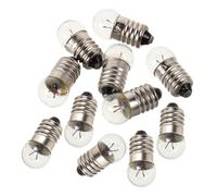 HOODANCOS 12 Pièces Mini Ampoules Électriques à Vis Petites Ampoules LED pour Expériences Physiques Camping et Éclairage Domestique et Faciles à Installer