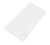 HOODANCOS 15 Bâtonnets Applicateurs en Plastique Blanc pour Colle, Spatules de Mélange et Grattage, Outil Polyvalent pour Bricolage Artistique et Peinture, Mini Taille Réutilisable