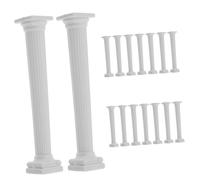 HOODANCOS 16 Pièces Mini Colonne Romaine pour Décoration de Maison de Poupée Sculpture de Paysage Micro et Modèles Détails Fins et Matériaux Décor Artistique pour Tables et Événements