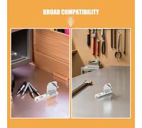 HOODANCOS 2 Charnières de Porte pour Réfrigérateur Professionnel 35 MM Droite Kit de Réparation Robuste pour Portes Battantes de Congélateur et Chambre Froide Commerciale Accessoires