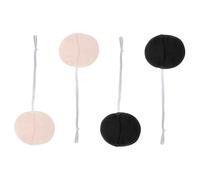 HOODANCOS 2 paires Coussinet Anti-sueur Sous Aisselles Imperméable et Réutilisable Patch Absorbant Transpiration pour Femmes et Hommes Noir et Confortable et Discret Voyage et Usage