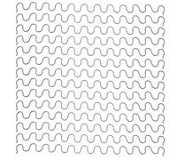 HOODANCOS 2 Pcs Ressorts de Remplacement pour Canapé 60 CM | Lot de 2 Ressorts Serpentin de Siège en Métal Robustes pour Réparation Meubles Affaissés, Pièces de Rechange Universelles
