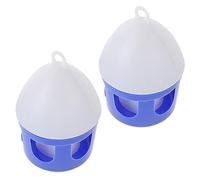 HOODANCOS 2 pièces Abreuvoir pour Pigeons Plastique Réutilisable Distributeur Eau et Facile à Nettoyer Accessoire pour Élevage et Volières Capacité Oiseaux Simultanément