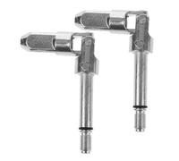 HOODANCOS 2 pièces Arbre à Cardan Horizontal pour Cric Remorque Joint Acier Robuste Articulation Flexible avec Détente Rapide de Pression Accessoire Outil Jack Hydraulique
