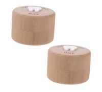 HOODANCOS 2 Pièces Boîte à Dents Bois Boîte à Souvenirs pour Dents de Lait Garçon Fille Conteneur de Rangement Léger Robuste