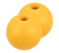 HOODANCOS 2 pièces Bouées Flottantes Mousse Haute Flottabilité Accessoires Marins pour Filets Aquaculture Filet Marqueur Surface Jaune