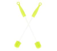 HOODANCOS 2 Pièces Brosse pour Bouteille avec Long Résistant et Ergonomique Nettoyeur pour Bouteilles Étroites et Vaisselle Séchage Rapide Grâce à Anneau Suspendu Usage Domestique
