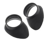 HOODANCOS 2 pièces Cache Oculaire en Caoutchouc pour Microscope et Longue-Vue Lot Ajustable Confort Visuel Amélioré Compatible Instruments d’Observation Ornithologique Protection Oculaire